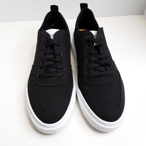 Men's GrandPrø Rally Canvas Court Sneaker Size 8.5M Black - Picture 2 of 12